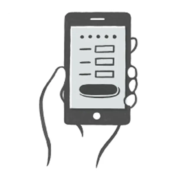 スマホのイラスト